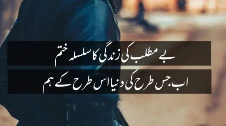 Attitude poetry in urdu